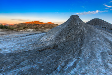 Wall Mural - Mud Volcanoes in Buzau, Romania