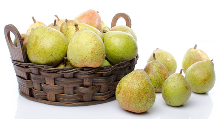 Poster - Pears in a basket