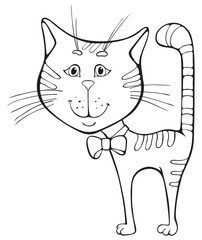 Poster - Funny cartoon cat