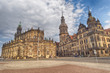 Catholic Church and Dresden Castle, Saxony Germany