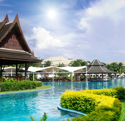 Poster - swimming pool in thailand