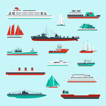 Ships And Boats Set