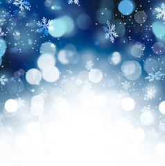 Wall Mural - christmas background. winter holiday snow background
