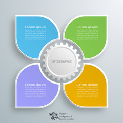 Wall Mural - infographics vector background #business plan
