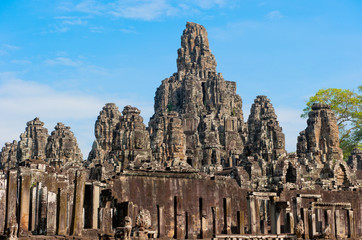 Papier Peint - Bayon temple, Angkor, Cambodia