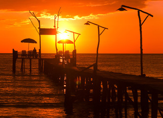 Poster - Jetty to Eternity Way to Sunset