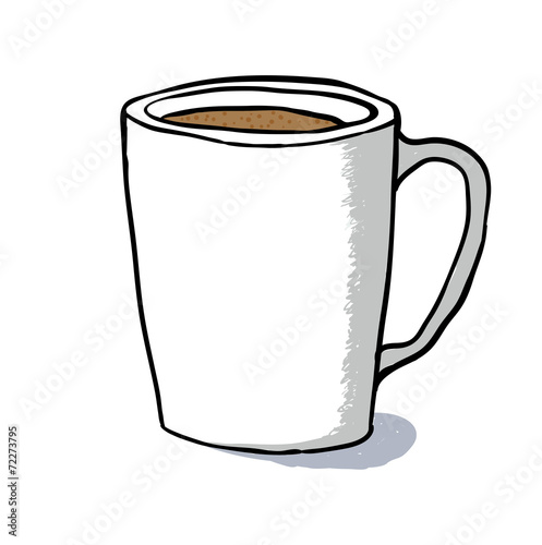 Cup sketch, vector illustration: comprar este vector de stock y