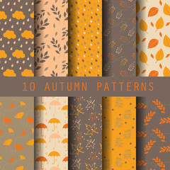 autumn pattern set