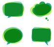 © Giraphics - Green Speech Bubbles