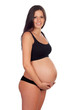 © Gelpi - Attractive brunette pregnant in underwear