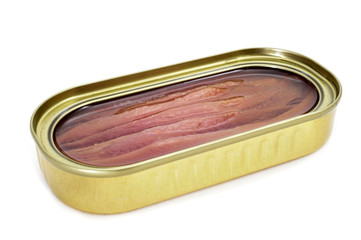 Sticker - canned anchovies