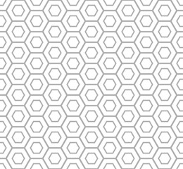 A seamless hexagonal vector pattern