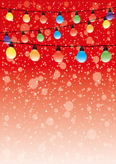 Canvas Print - Christmas background.