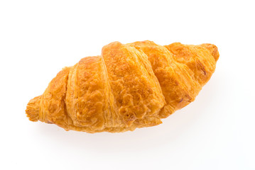 Wall Mural - Croissant isolated on white background