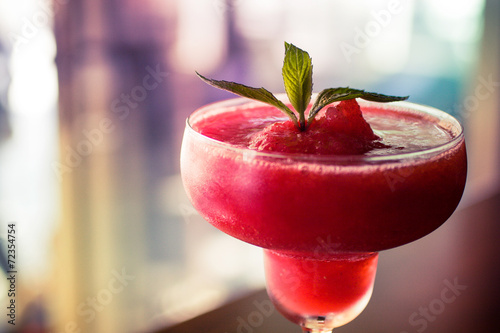 Frozen Strawberry Daiquiri Wallpaper Mural