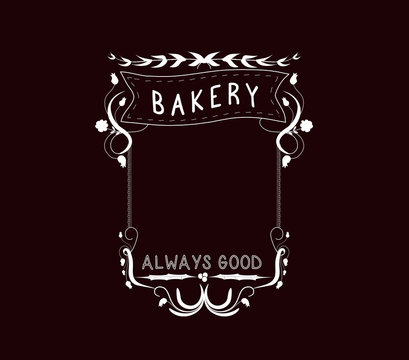 bakery Vintage frames and Floral Ornaments