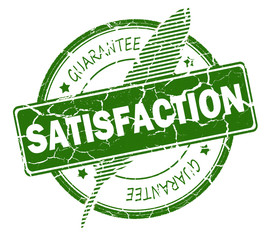 Wall Mural - satisfaction stamp