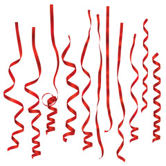 Wall Mural - vector ribbons set