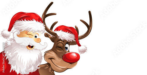 rudolph and santa background buy this stock vector and explore santa background