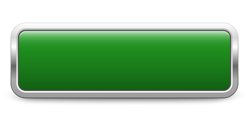 Wall Mural - Long rectangular template - green metallic button