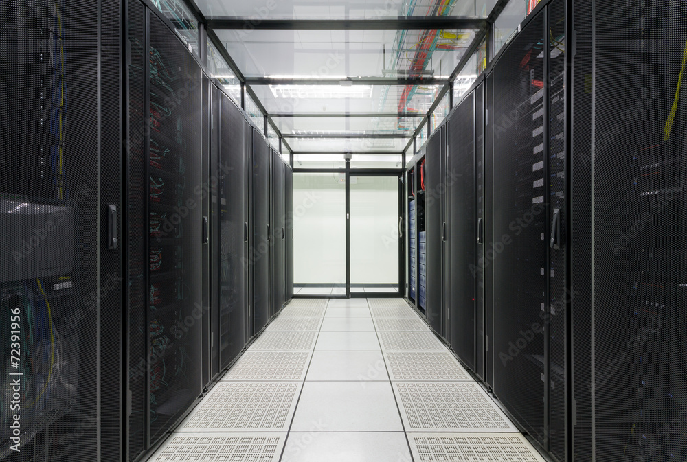 Server Interior Modern interior of server room Data Center. Stock Photo | Adobe Stock