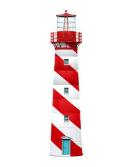 Canvas Print - Lighthouse Isolated