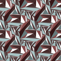 Wall Mural - Geometric seamless background.