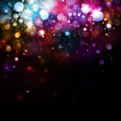 Wall Mural - colorful lights background.