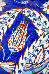 Sticker - Iznik tiles in Rustem Pasa Mosque, Istanbul