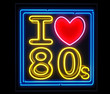 I love the 80s neon