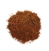 Coffee Grounds On White