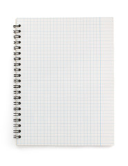 Sticker - checked notebook  on white