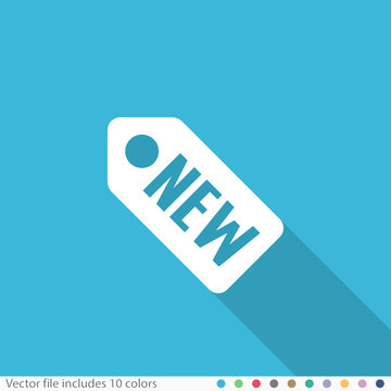 Flat Long Shadow Icon