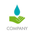 © puckillustrations - Vector logo water and friendship