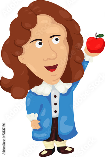 Fotografía Illustrator of Isaac Newton