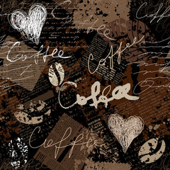 Poster - Coffee pattern
