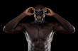 © Jacob Lund - Young muscular swimmer with goggles