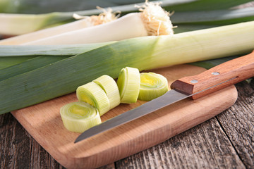 raw leek