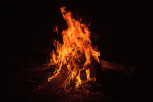 Bonfire At Night