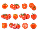 Fototapeta Kuchnia - tomato isolated on white background