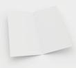 © mirexon - blank sheet of paper isolated on gray background.