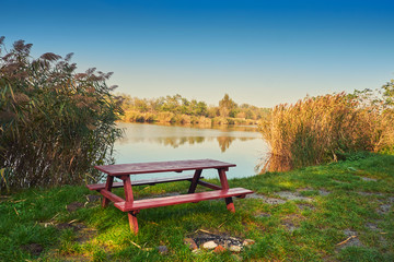 Poster - Autumn lake