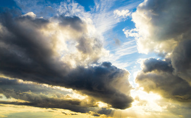 Poster - Light and Dark Heavenly Scene