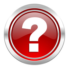 Poster - question mark icon, ask sign