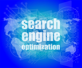 Poster - Search Engine Optimization - SEO Sign in Browser Window