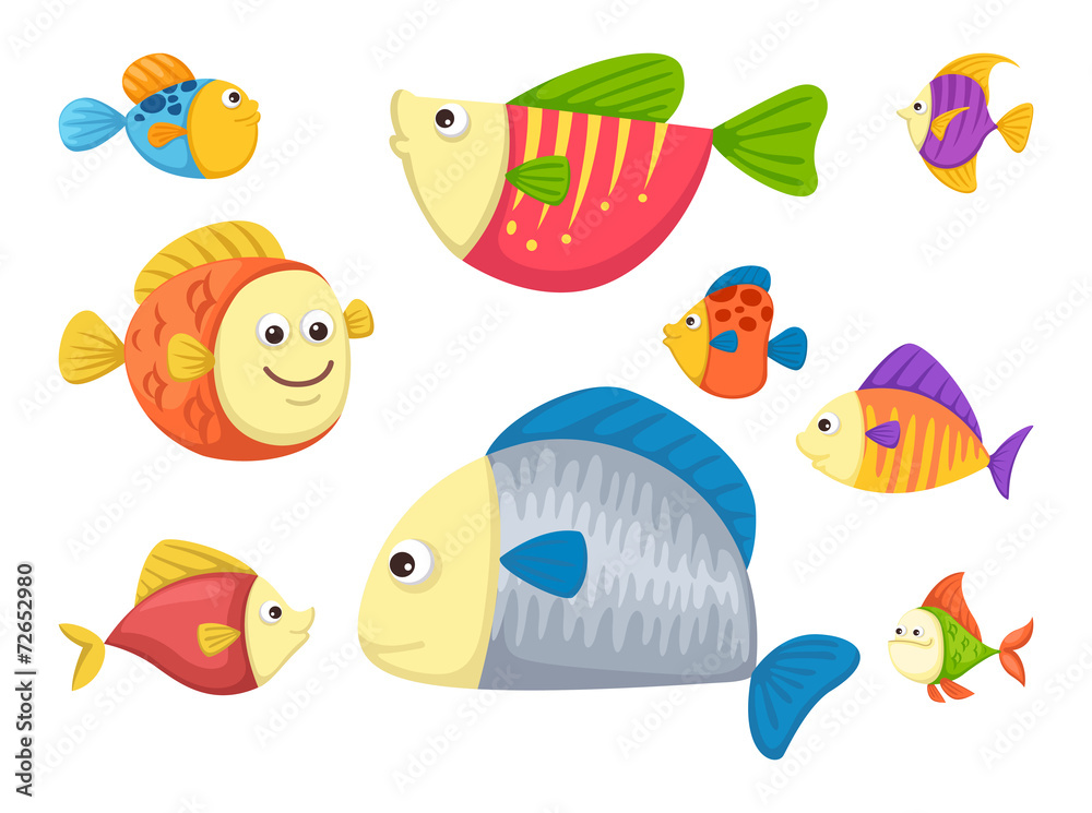 Spec Fish Vector fish vector Stock Vector | Adobe Stock