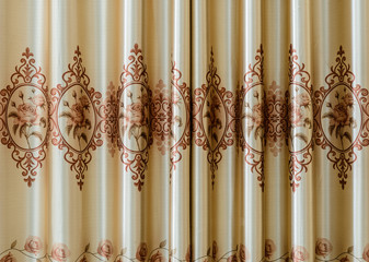 texture of curtain or drapery