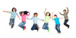 © Gelpi - Six funny children jumping