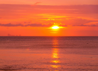 Wall Mural - Bright Horizon Burning Skies