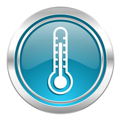 Poster - thermometer icon, temperature sign